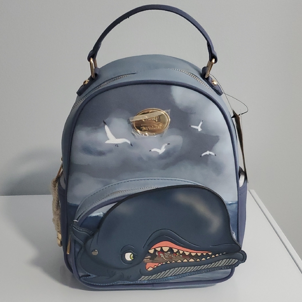 Disney Pinocchio Blue Whale Backpack
